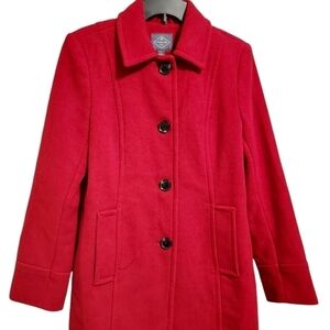 St. John's Bay small Red 58% wool 34%poly rn#93677